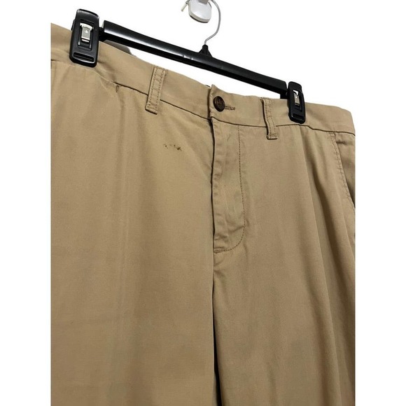 Tommy Hilfiger Men Chino Khaki Pants Tailored Fit 36 x 30 - Picture 2 of 5